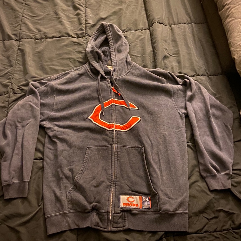 Chicago Bears Zip Up Hoodie
